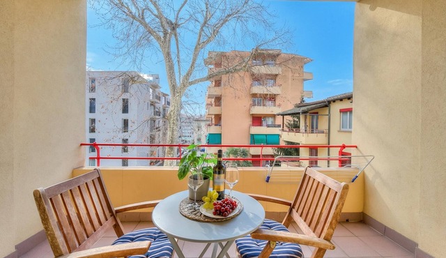 Central Love Apartment with Terrace and Parking, Lugano, Switzerland