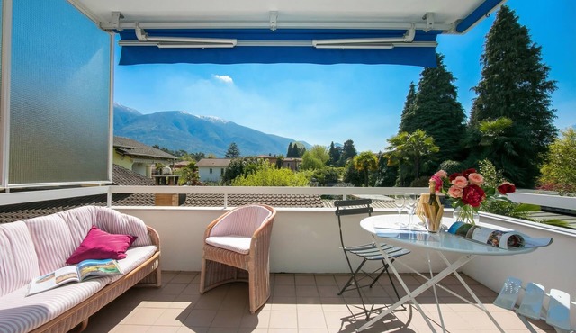 Charm Apartment with Balcony and Parking, Ascona, Switzerland