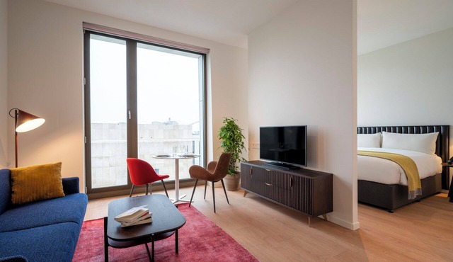 Executive Comfort: 2 Spacious 1BR Apartment with Full Kitchen, Central Location! in Amsterdam