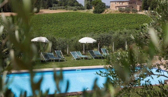 Flat in a winery in Montespertoli,A/C,Wi-Fi, swimming pool,children friendly,Oli