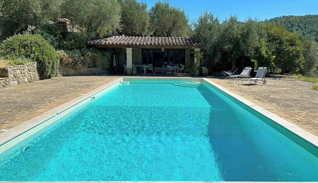 Historical panoramic villa with pool, Umbria