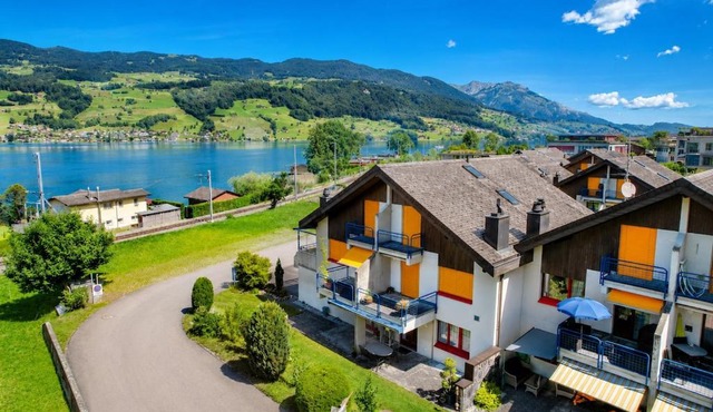 Lakeside Sachseln - Traumlage direkt am Sarnersee mit Terrasse und Bergpanorama