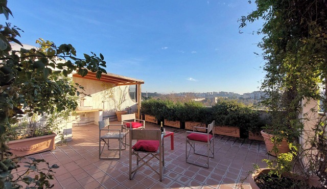 Loft in Ponte Milvio with terrace