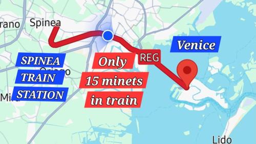 New BB 15 min by train from Venice historic in Spinea