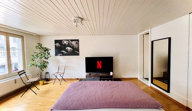 Newly furnished beautiful old building apartment in the center with Apple TV O1