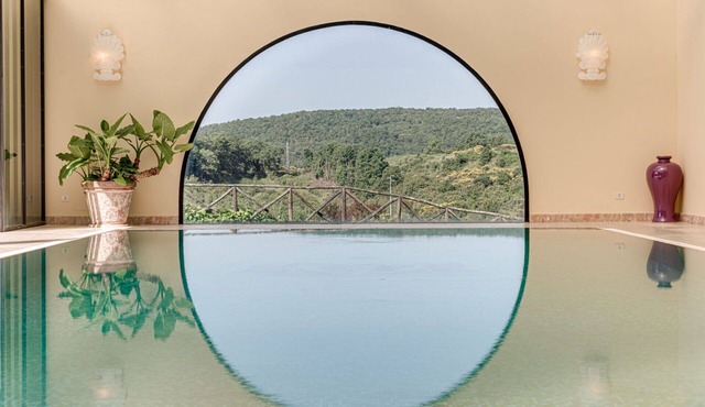 Nice apartment for 4 guests with pool, WIFI, A/C, TV, patio and panoramic view