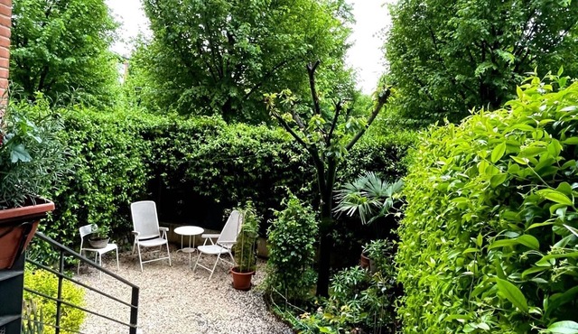 Private Garden Flat, 2 Min walk to RED LINE M1, Direct to Duomo in 15 min
