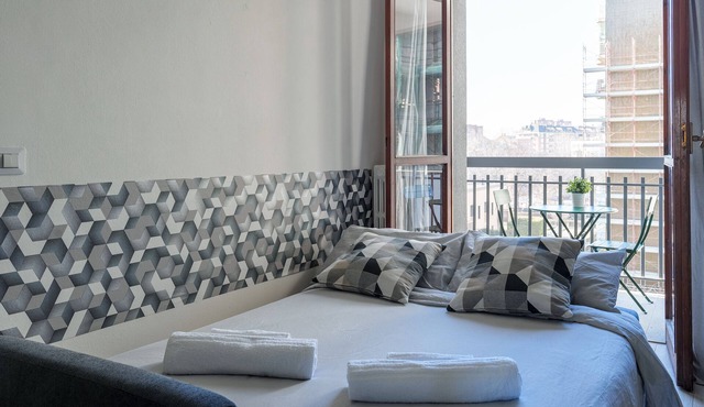 [San Siro]Junior Suite, con ampio Balcone in Milano