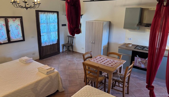 Studio apartment inside an Agriturismo with swimming pool in Maremma in Scansano