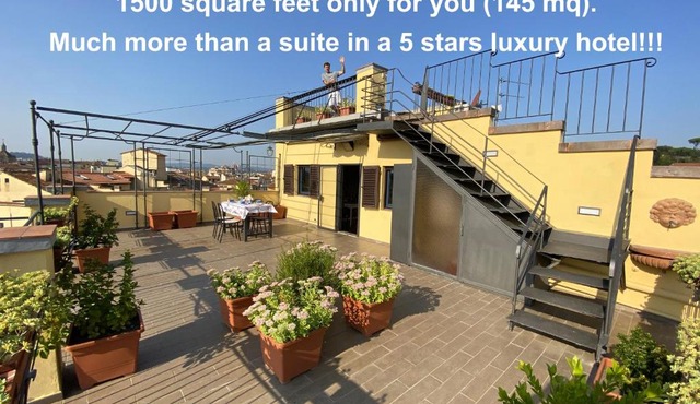 Terrace with a View in Florence