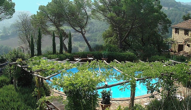 Tuscany:17th century hillside villa farmhouse- private pool - stunning views