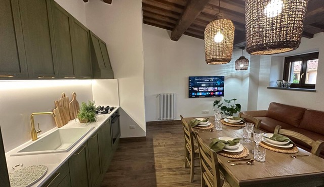 UNDER THE TUSCAN SUN. Rustic-modern apartments in peaceful Tuscan hamlet