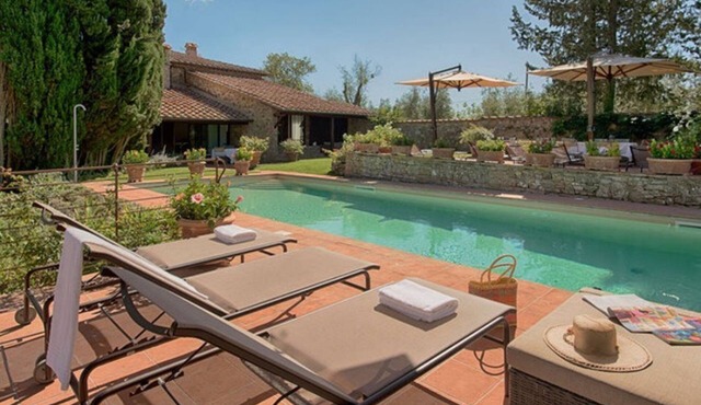 Villa Castellina located in an organic boutique winery,