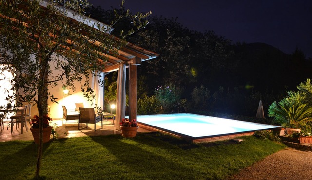 Villa with pool in the green