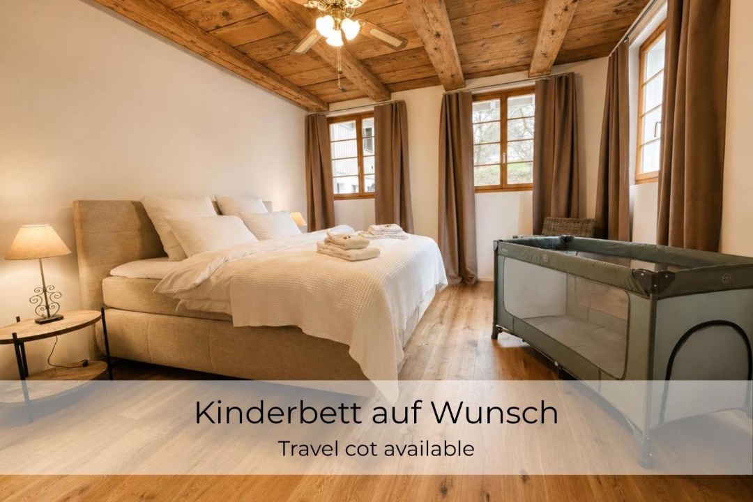 Gunzwil Apartment | Historisches Bijou bei Luzern, nahe Seen und Bergen