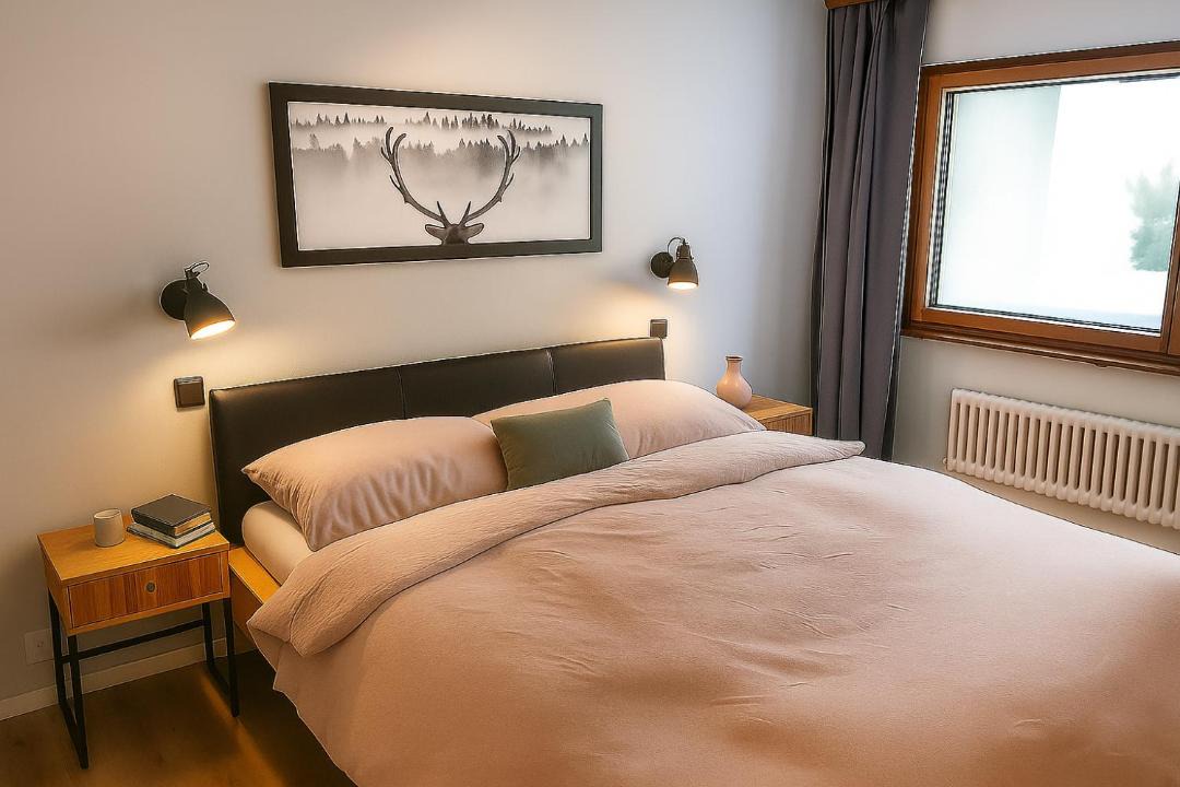 Leukerbad Apartment | Ambiente Appartement C2 - moderne Ferienwohnung mit Terrasse in Leukerbad