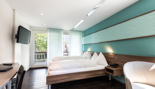 Doppelzimmer mit Dorfblick