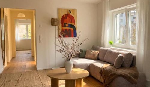 Deluxe Two-Bedroom Apartment with Garden View