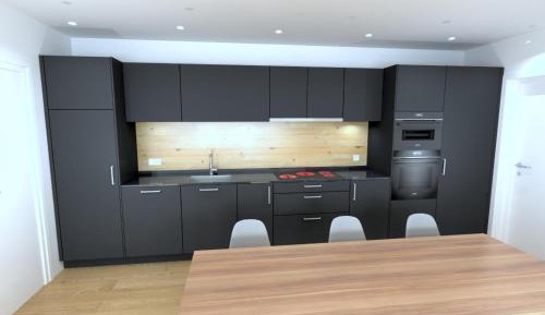 Two-Bedroom Apartment with Mountain View