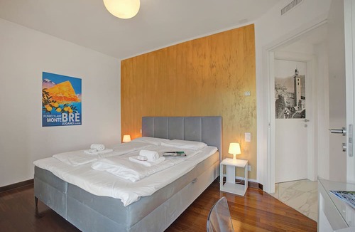 Lugano Apartment | Attico al Parco: Penthouse in Lugano | Balcony, A/C & 2 min from Lake, Lugano, Switzerland