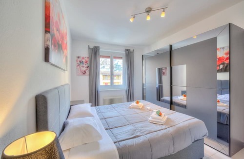 Lugano Apartment | Casa Rosa with Balcony in Lugano, Lugano, Switzerland