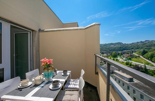 Paradiso Apartment | Laguna di Lugano with Balcony, Paradiso (Lugano), Switzerland