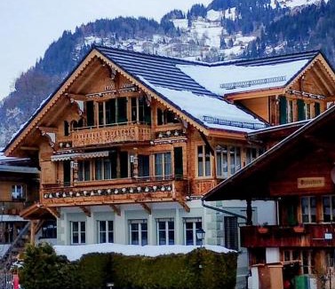 Lauterbrunnen Apartment | Lauterbrunnen Beautiful Staubbach apartment in a charming Chalet