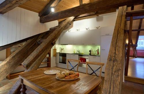 Grunes Quartier Apartment | Historic Apartment Cathedral View in the Heart of Bern 4th Floor - no Lift