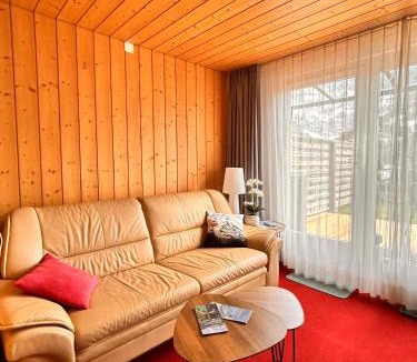 Adelboden Apartment | Adelhome Studio mit Gartensitzplatz