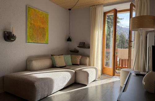 Evolene Apartment | Renovierte Wohnung mit Ausblick für 1-2 Personen