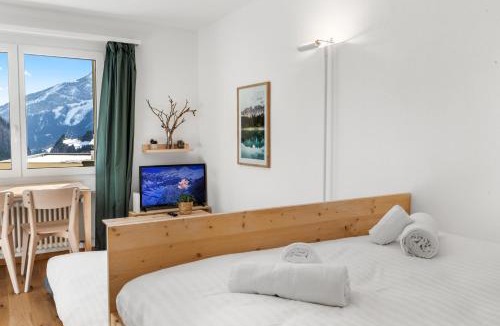 Leukerbad Apartment | Studio cosy à 5 min à pied des bains avec parking