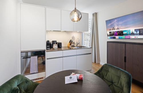 Embrach Apartment | Visionary Hospitality Embrach, Zürich - Premium Apartments with Free Parking, Washer, Kitchen, Rooftop Terrace, Lounge, Bus Stop, Train Station, 15' Airport