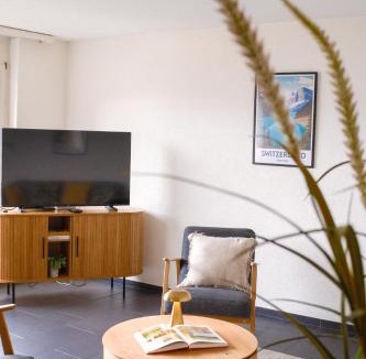 Goldiwil Apartment | The Bluemlisalp, a private holiday flat with the lake of Thun view