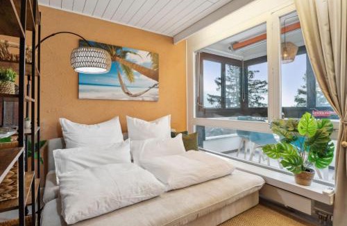 Ingenbohl Apartment | ReMo I 4 Seasons Apartment I 1-4 Personen I See, Bergsicht I 65' Smart TV, Tischkicker und Badewanne I Parkplatz