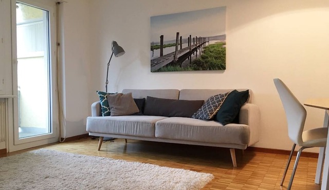 2 rooms with balcony, central, quiet location