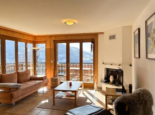 Appartement d'une chambre avec vue imprenable - Veysonnaz