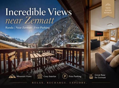 Apartment with Incredible Views near Zermatt