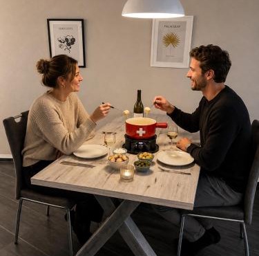 Modern apartment Pilatus view self check-in